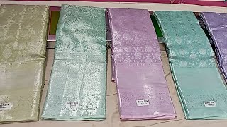 silver silk sarees wholesale self blouse self bordersareesbhaveshsen9032shilpasaree [upl. by Emmuela565]