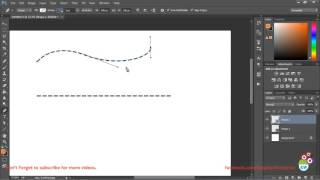 Photoshop Quick Tip  How to make dotted lines and arrows [upl. by Lachish]