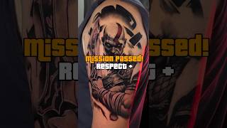 GTA tattoo  part 2 Kratos fyp balkan tattoo tattoos tetovaza gta npc ronch [upl. by Ahker149]