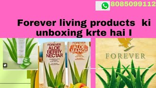 UNBOXING MY FOREVET PRODUCTS  forever living product kya hai  forever product company kya hair [upl. by Ilrebma]