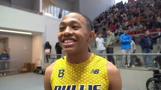 Quincy Wilson SHATTERS 400m High School National Record With A 4576 At New Balance Nationals Indoor [upl. by Blinni327]