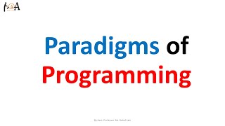 Paradigms of Programming Languages  Imperative vs Declarative  Lec  02 [upl. by Lledyr]