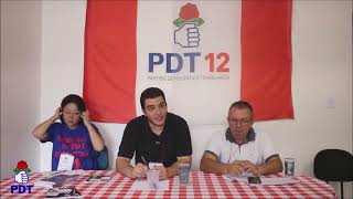 Trabalhismo Palestra Partido Democrático Trabalhista PDT de Diadema SP 2019  David Vega [upl. by Ydisac]