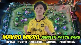 MAKRO JUNGLER Rotasi Jungler Di Patch Terbaru  Tutorial Main Jungler Yang Benar 2023 [upl. by Mctyre554]