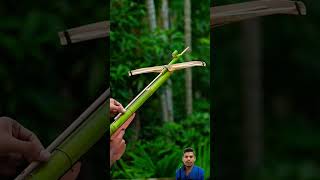 बांस से बना घातक हथियार Dangerous Weapon made of Bamboo funny toys archery hunting diy shorts🙏 [upl. by Etnoed]