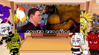 fnia react after hours fnaf saga l cover español [upl. by Trembly225]