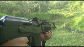 fusil ak 47 traumático prueba de disparo [upl. by Vaughn]