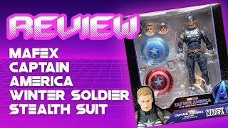 Medicom MAFEX Captain America Winter Soldier Captain America Stealth Suit [upl. by Stefa688]