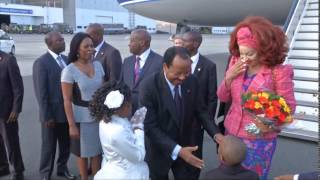 SE PAUL BIYA ARRIVE A BRUXELLES [upl. by Acinor]