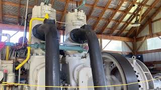 Running the Fairbanks 2 cylinder genset [upl. by Ayojal]