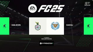 FC 25  K LEAGUE 2024 35R DAEJEON HANA vs DAEGU FC [upl. by Ibrad]