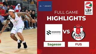 Sagesse Full Game Highlights vs FUS Morocco in Al Wehda Tournament Abu Dhabi [upl. by Furlani546]