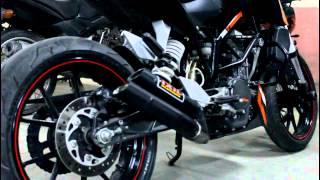 KTM Duke 200  IXIL Exhaust  Aftermarket Exhaust  2013 [upl. by Sindee202]