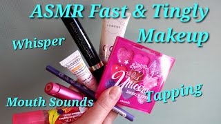 ASMR Makeup Fast and Tingly  ASMR Doing Your Makeup Fast Spring Refreshment [upl. by Gyatt706]