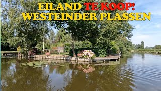 Eiland te koop Westeinder plassen bij aalsmeer 8 2024 [upl. by Ahsirtak]