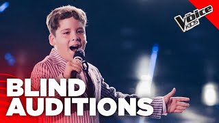 La DEDICA speciale di Giuseppe convince Gigi  The Voice Kids Italy  Blind Auditions [upl. by Enitnatsnoc]