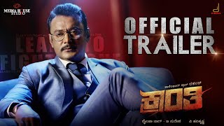 Kranti Official Trailer  Darshan Thoogudeepa Rachitha Ram  Shylaja Nag B Suresha  V Harikrishna [upl. by West]