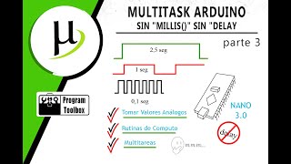 Como hacer un Arduino Multitarea Arduino sin quotmillisquot sin quotDelayquot TB Ep 3 [upl. by Nillor465]