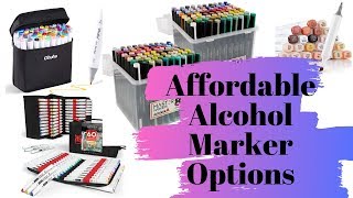 Affordable Alcohol Marker Options You Have to See  Reviewing 4 Brands [upl. by Borden]