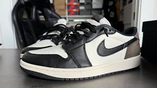 Air Jordan 1 Low Mocha On Feet Review [upl. by Dazhehs]