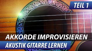 Gitarre Improvisation Lernen Teil 13 Improvisieren mit Pentatonik und Akkorden [upl. by Norred]