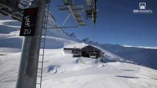 Fahrt mit dem Steffisalp Express im Skigebiet Warth am Arlberg [upl. by Guadalupe]