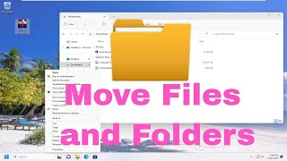 How to Move Files and Folders in Windows 11 Guide [upl. by Anitsirhc431]