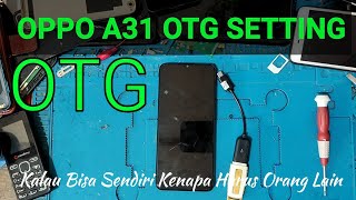 how to oppo a31 otg setting  oppo a31 otg connection [upl. by Elissa]