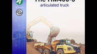 Komatsu HM4005 articulated truck OPT [upl. by Llerahs]