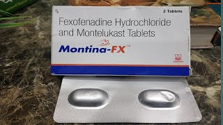 Montina FX Tablet Benefits Uses Dose side effects  Medical Gyan [upl. by Anadroj]