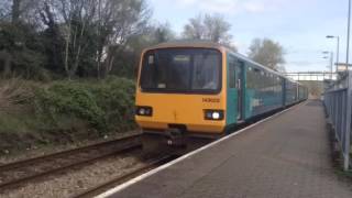 ATW 143623  143625 Depart Ystrad Mynach With A 2 Tone [upl. by Hairom]