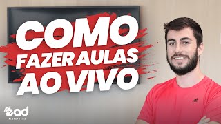 Como criar Aulas ao Vivo [upl. by Aivilys]