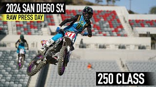 2024 San Diego SX ft Smith Nicoletti DiFrancesco amp More  Press Day Raw [upl. by Akcirahs]