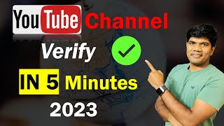 How To VERIFY YouTube Channel Phone amp ID Verification 2023 [upl. by Ayerhs]