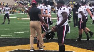 Hilinski fully participates in pregame warmups [upl. by Naujuj]