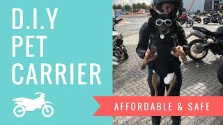 DIY  Affordable Motorcycle Pet Carrier For Dogs  Part 2 [upl. by Hospers]