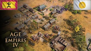 Malians showing the Japanese who are the real Zergs  Age of Empires IV [upl. by Denn]