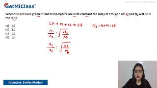 Fission vs Fusion Rates Explained KCET 11th Chemistry States of Matter [upl. by Micheline646]