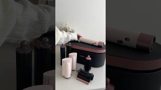 ASMR unboxing Dyson airwrap pinkrose gold 🩰🍰🎀 asmr unboxing dyson dysonairwrap [upl. by Satterlee624]