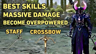 Throne and Liberty Best Staff Crossbow Skills to Deal Massive Damage and Become Overpowered [upl. by Berglund696]