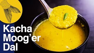 Kacha Moong Dal Recipe—Quick amp Easy Bengali Dal Recipe for the Hot Summers [upl. by Jamila]