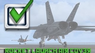 Rocket Launch Air Cover Mission FSX [upl. by Russon840]