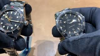 Tudor Black Bay 58 vs Omega Seamaster 300 [upl. by Enovahs202]