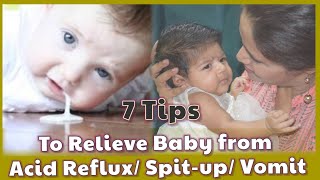 How to treat baby Acid Reflux Spitup Vomit Problem at home [upl. by Niad]