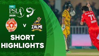 Short Highlights  Islamabad United vs Peshawar Zalmi  Match 20  HBL PSL 9  M1Z2U [upl. by Rodnas]