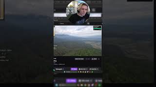 xQc Reacts to CDawgVA livestreaming while Paragliding [upl. by Kentigera]