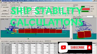 Aplikasi Ship Stability Calculations untuk PC [upl. by Fiora]