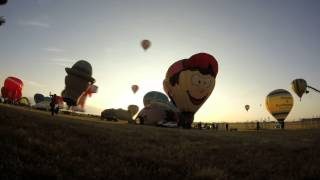 19th Hot Air Balloon Fiesta  Awesome Timelapse [upl. by Dnaltiac570]