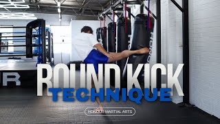 Muay Thai Roundhouse Kick Explained Biomechanics amp Technique [upl. by Holton655]