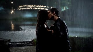 TVD 6x7  Damon and Elenas rain kiss quotPromise this is foreverquot  Delena Scenes HD [upl. by Otsirave]